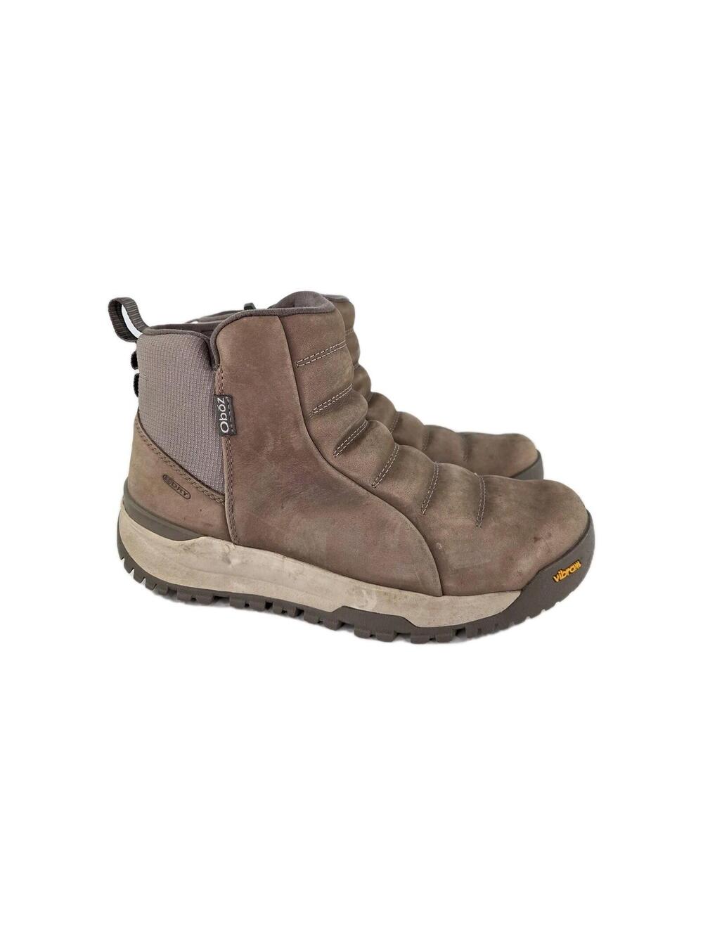 Oboz Sphinx Pull On Insulated B-Dry Primaloft Boots US 8 Brown Nubuck Vibram
